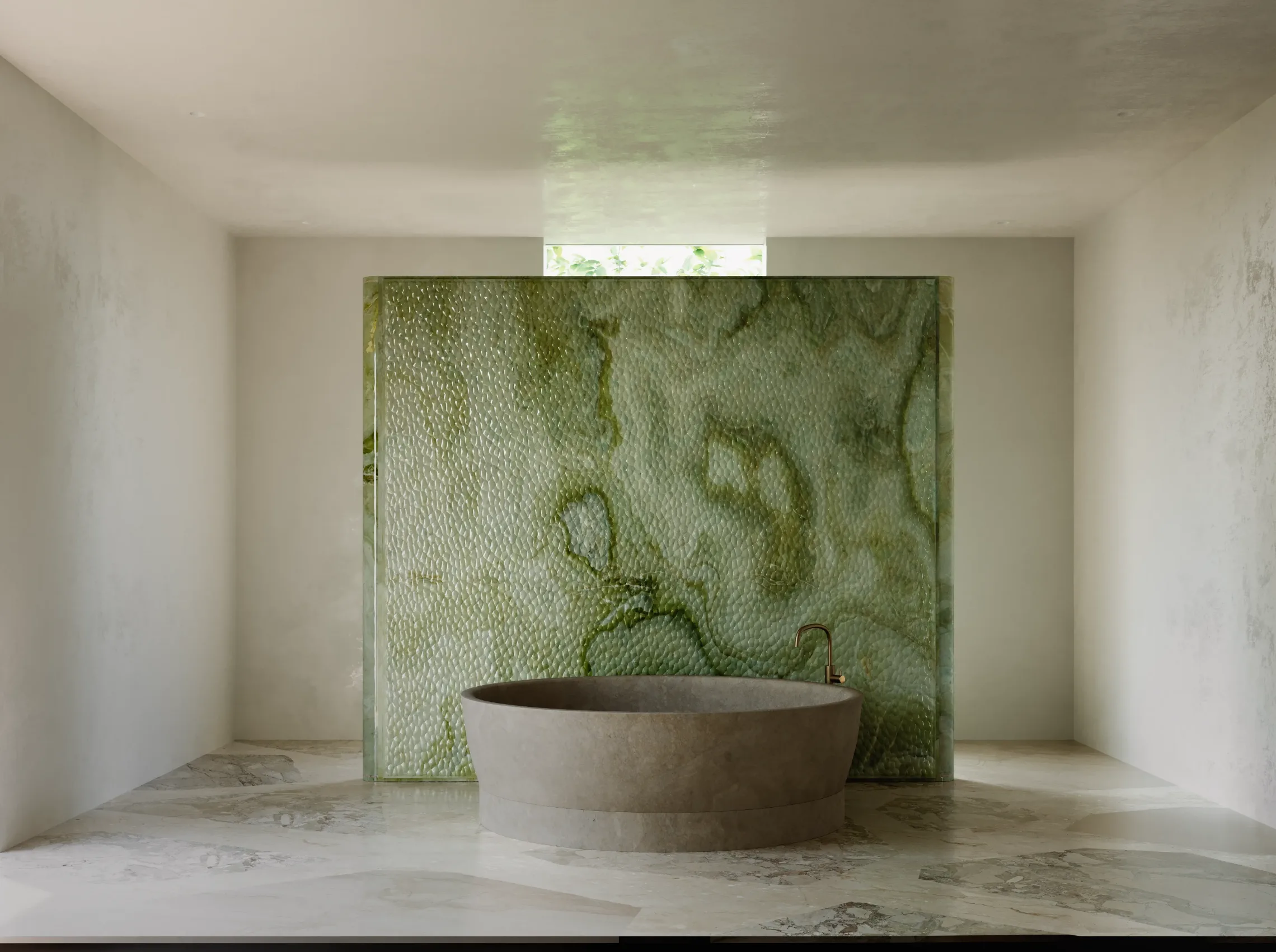 Serena Materia : pièce d’onyx rétroéclairée